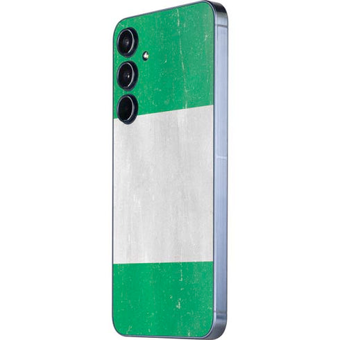 Nigeria Flag Distressed Galaxy A35 5G Skin
